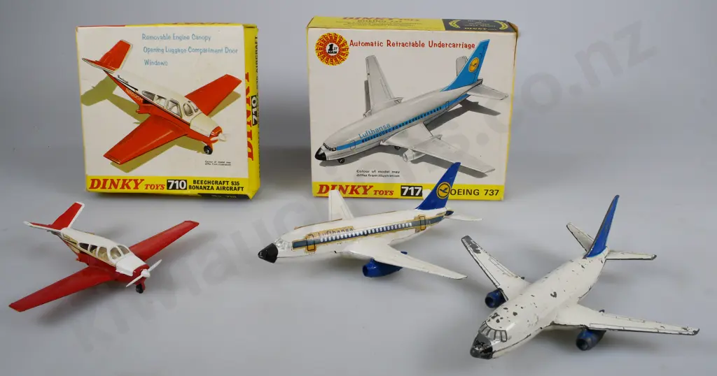 DINKY MODEL 717 BOEING 737, BEECHCRAFT AIRCRAFT Image 1++