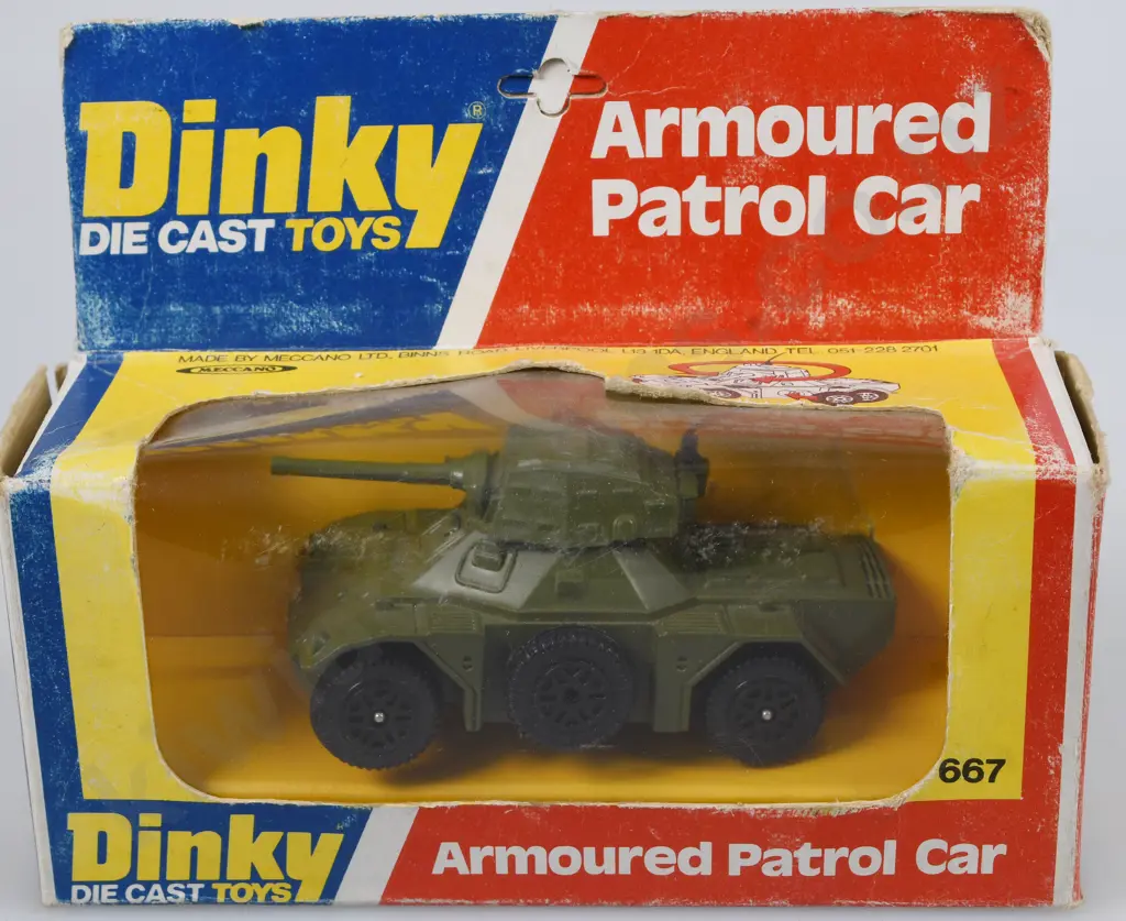 DINKY ARMY TOYS, ARMOURED CAR, CARRIER Image 1++