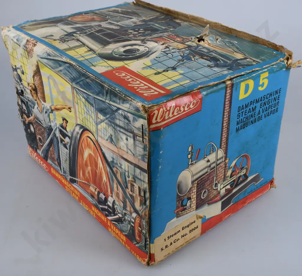WILESCO GERMAN MODEL STATIC STEAM ENGINE MODEL D5 Image 1++