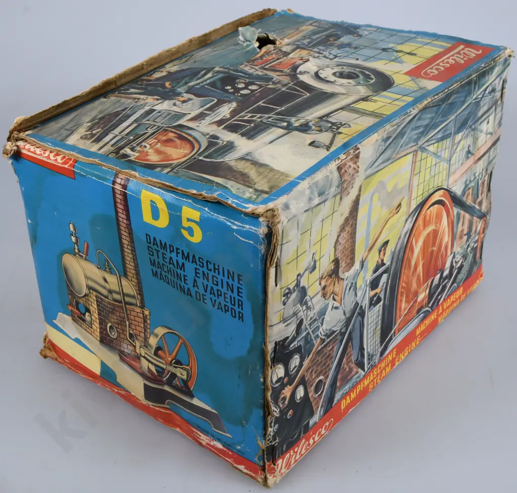WILESCO GERMAN MODEL STATIC STEAM ENGINE MODEL D5 Image 1++