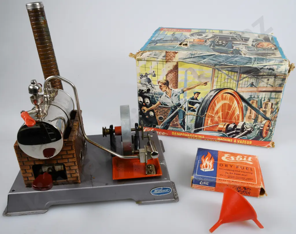 WILESCO GERMAN MODEL STATIC STEAM ENGINE MODEL D5 Image 1++
