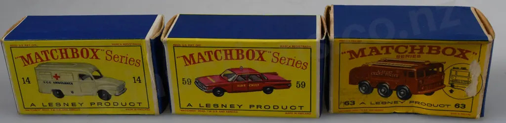 MATCHBOX SERIES FIRE, AMBULANCE Image 1++