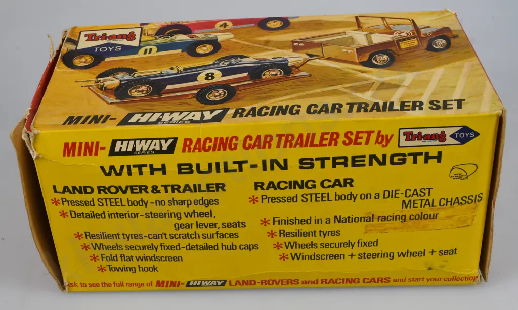 TRIANG RACING CAR TRAILER SET Image 1++