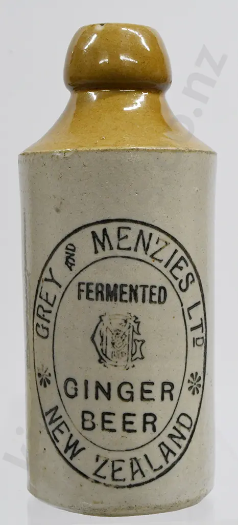 GREY AND MENZIES NEW ZEALAND GINGER BEER Image 1++