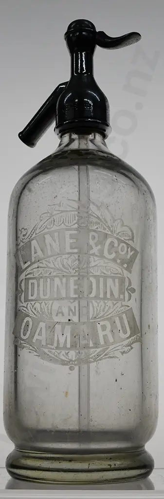 LANE & CO DUNEDIN & OAMARU SYPHON Image 1++