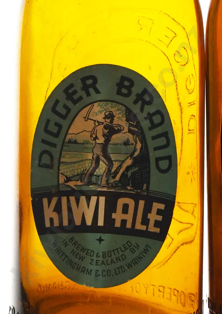DIGGER BRAND WHIITINGHAM CROWN TOP BEERS Image 1++