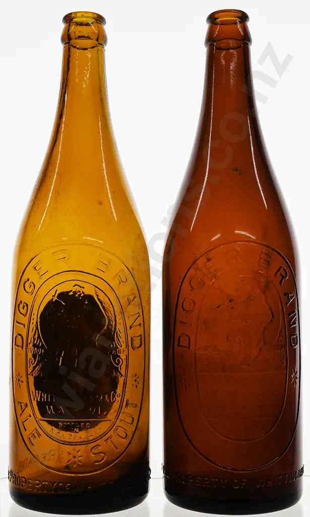 DIGGER BRAND WHIITINGHAM CROWN TOP BEERS Image 1++