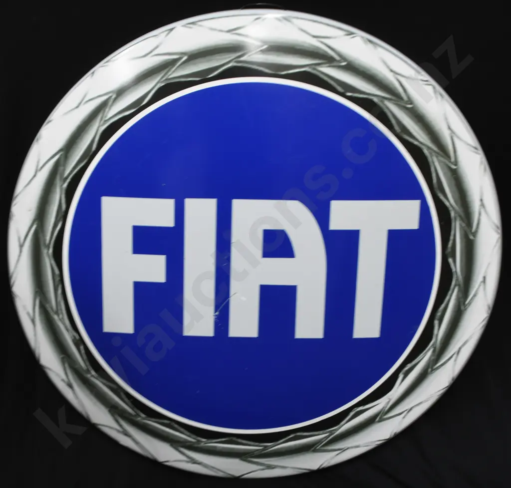 LARGE FIAT ADVERTISING DEALERSHIP SIGN Image 1++