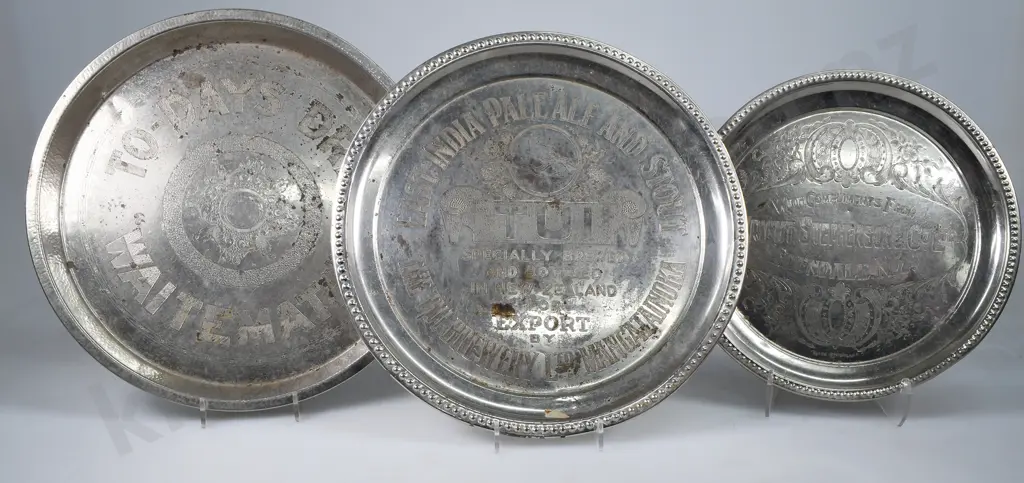 TUI BREWERY, WAITEMATA, WRIGHT STEVENSON & CO TRAYS Image 1++