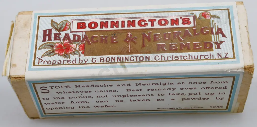 BONNINGTON, COOKE & SON CHRISTCHURCH PACKAGING Image 1++