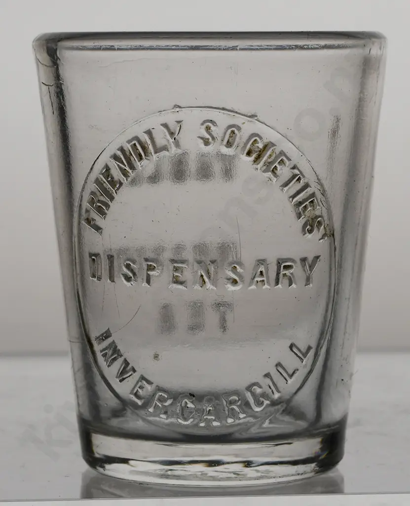 FRIENDLY SOCIETIES DISPENSARY INVERCARGILL DOSE CUP Image 1++