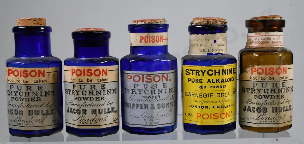 LABELLED STRYCHNINE POISONS Image 1++