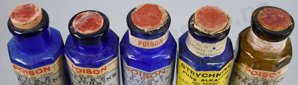 LABELLED STRYCHNINE POISONS Image 1++