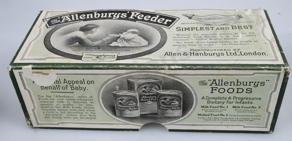 BOXED ALLENBURY'S BABY FEEDER BOTTLE Image 1++