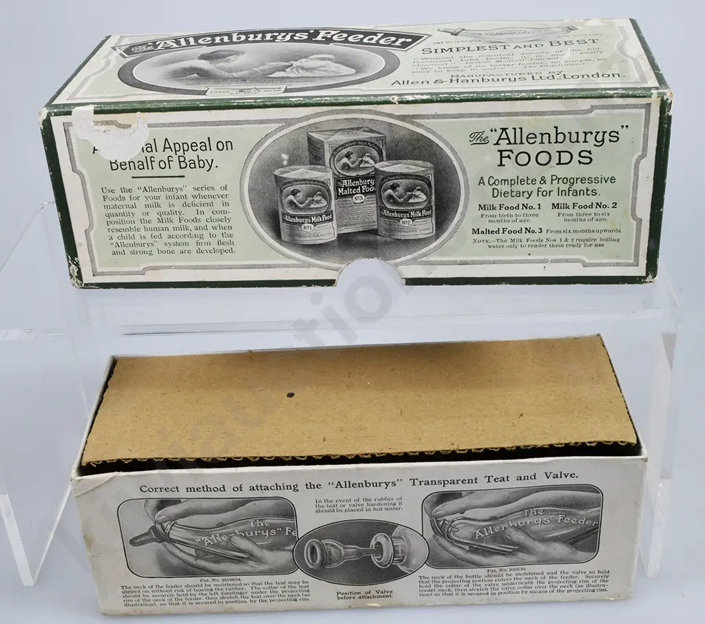 BOXED ALLENBURY'S BABY FEEDER BOTTLE Image 1++