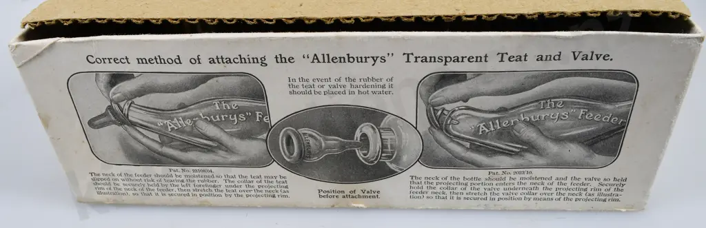 BOXED ALLENBURY'S BABY FEEDER BOTTLE Image 1++