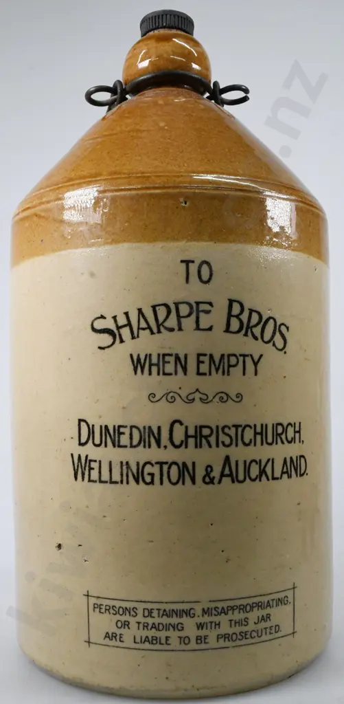 SHARPE BROS 4 CITIES STONE JAR Image 1++