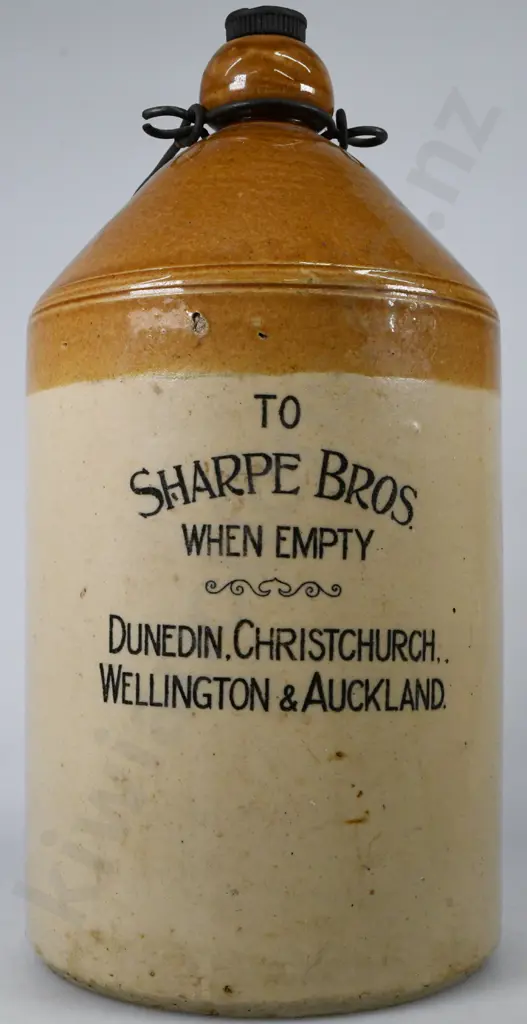 SHARPE BROS 4 CITIES STONE JAR Image 1++