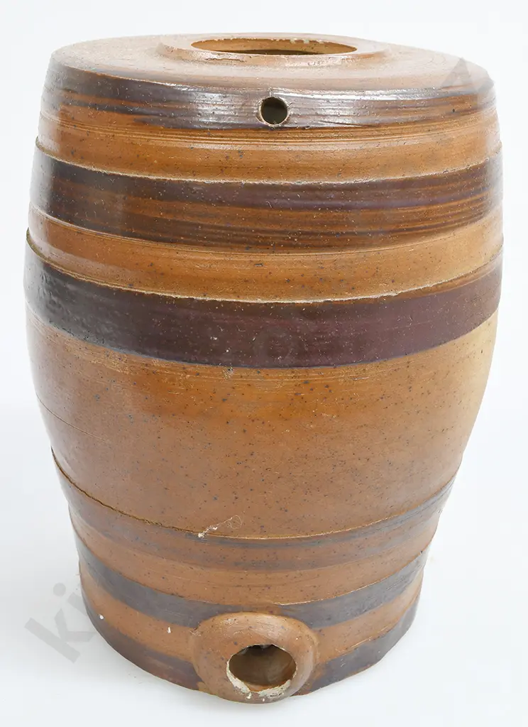 2 STONEWARE BARRELS Image 1++