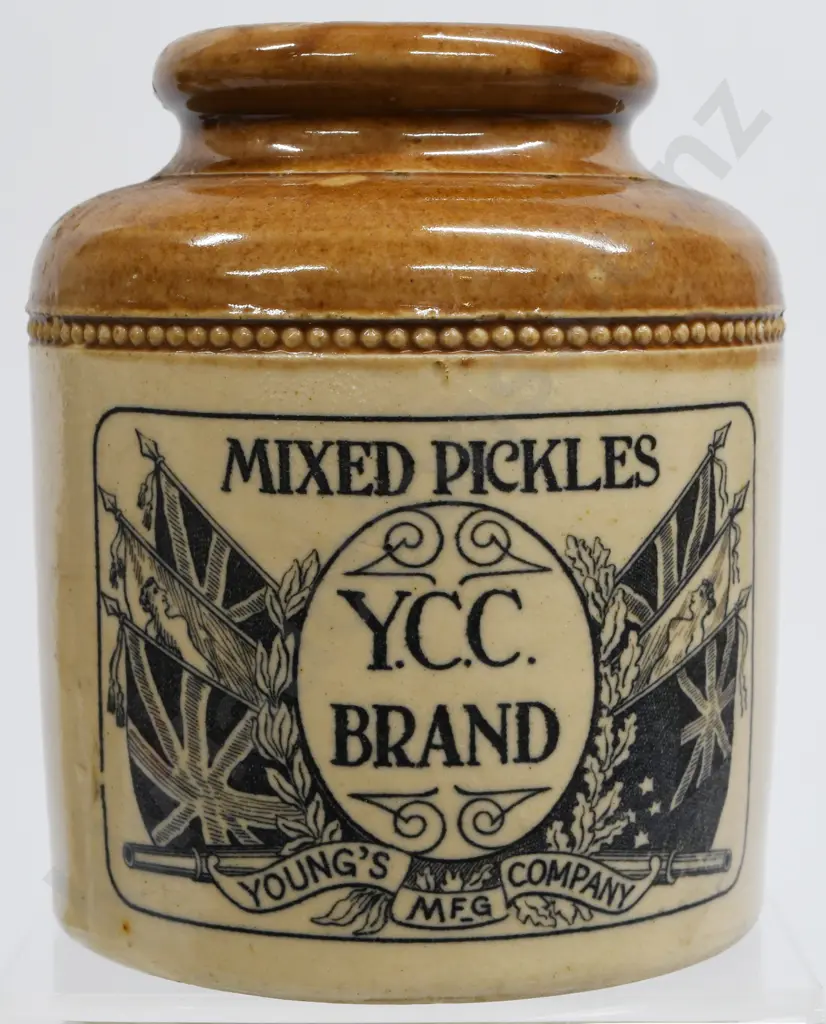 YCC MIXED PICKLES STONEWARE POT Image 1++
