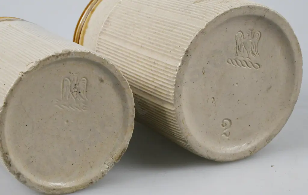 PHOENIX DUNEDIN STONEWARE JAM POTS Image 1++