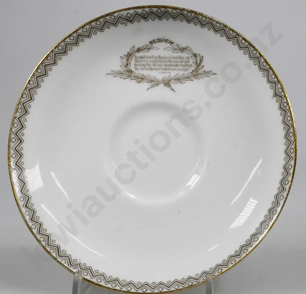 RICHARD SEDDON HUMANITARIAN DOULTON CUP, SAUCER, PLATE Image 1++