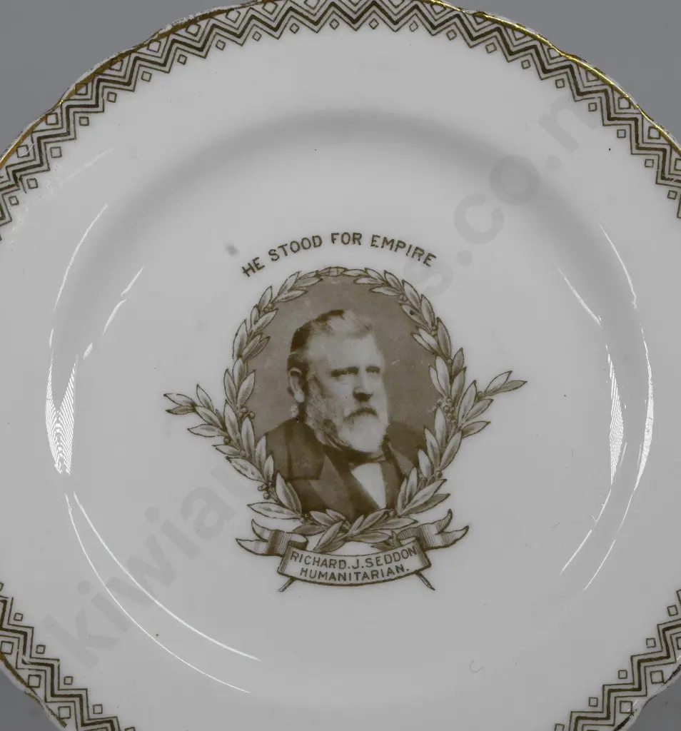 RICHARD SEDDON HUMANITARIAN DOULTON CUP, SAUCER, PLATE Image 1++