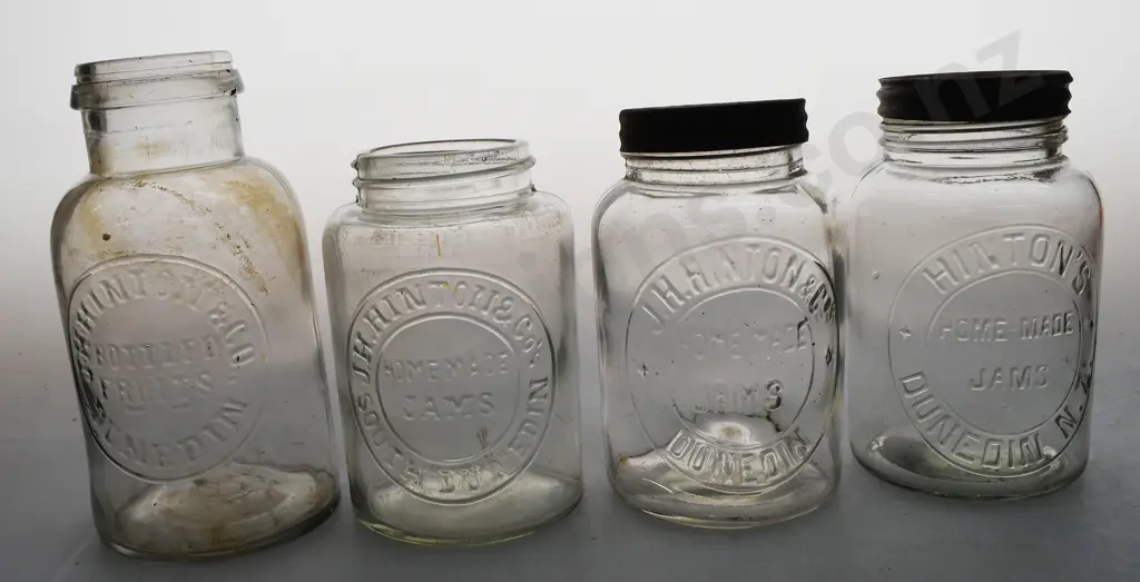 HINTON'S DUNEDIN FRUIT AND JAM JARS Image 1++
