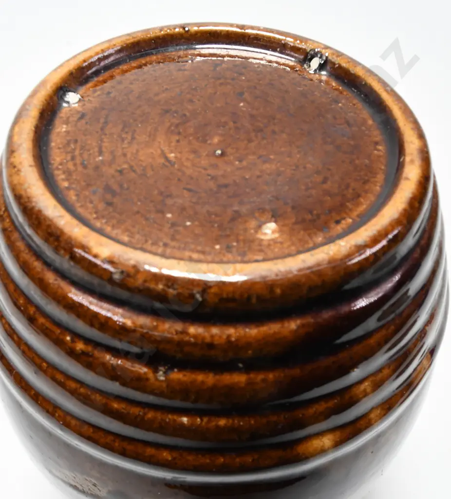 HUTSON  MAJOLICA GLAZED BARREL Image 1++