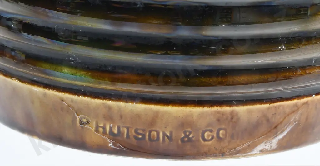 HUTSON  MAJOLICA GLAZED BARREL Image 1++