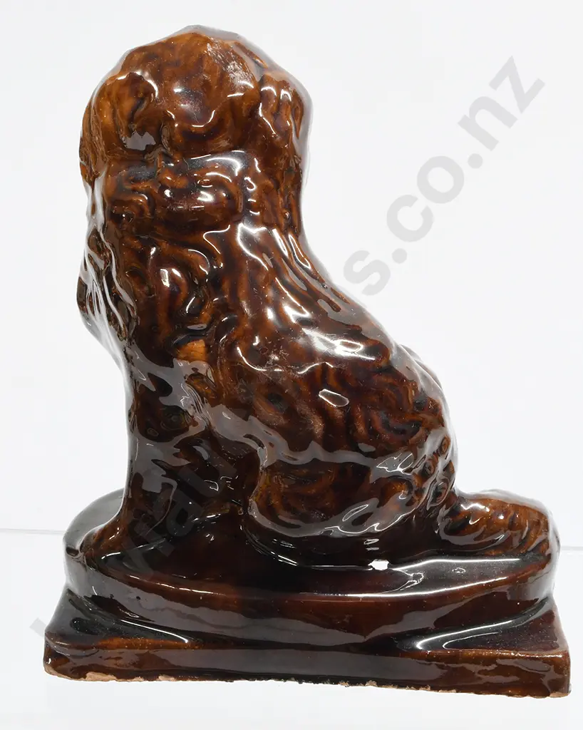 EARLY COLONIAL POTTERY LION Image 1++