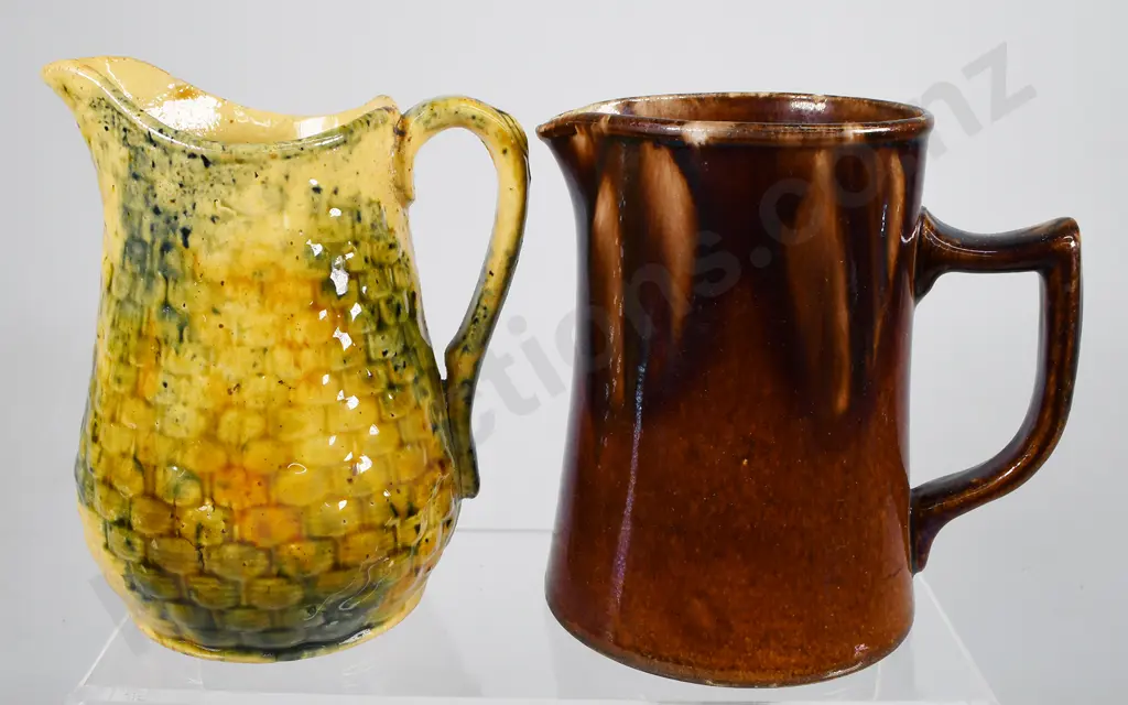 LUKE ADAMS, CHCH BRICK HANDLED JUGS Image 1++