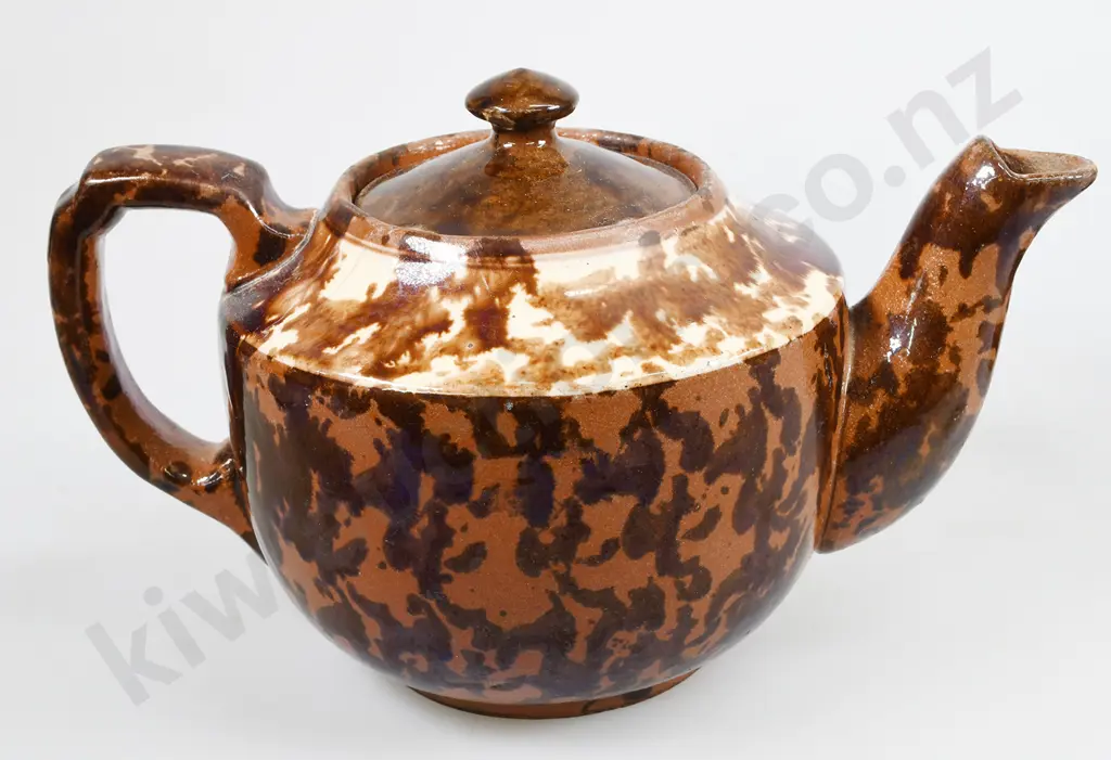 NZ POTTERIES WELLINGTON TEAPOT AND JUG Image 1++