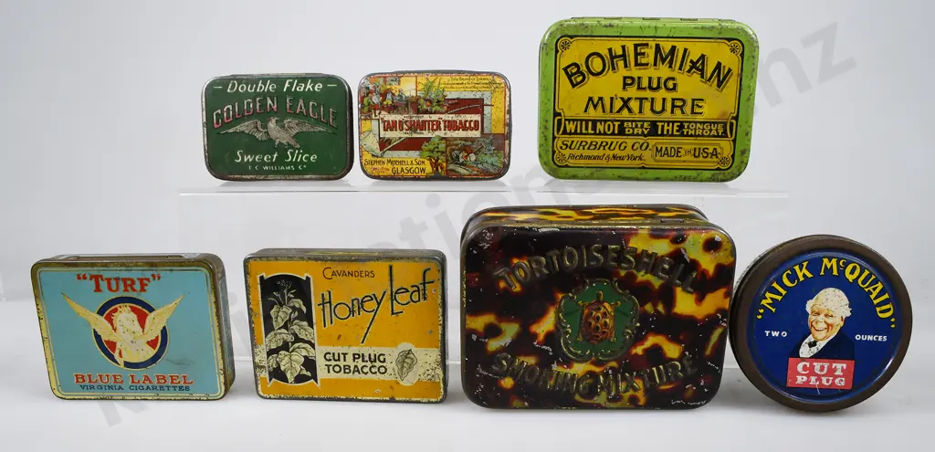 ENGLAND AND USA TOBACCO TINS Image 1++