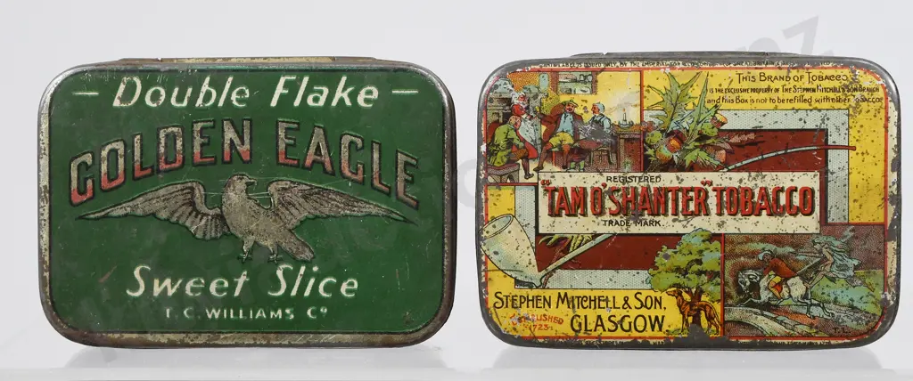 ENGLAND AND USA TOBACCO TINS Image 1++