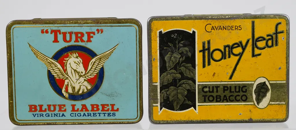 ENGLAND AND USA TOBACCO TINS Image 1++