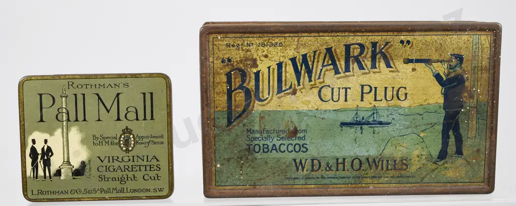 ENGLAND AND USA TOBACCO TINS Image 1++