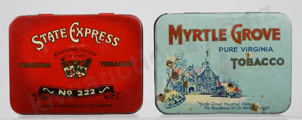 ENGLAND AND USA TOBACCO TINS Image 1++