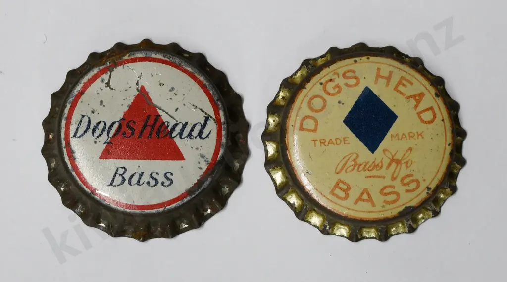 DOGS HEAD BASS BOTTLE CAPS Image 1++