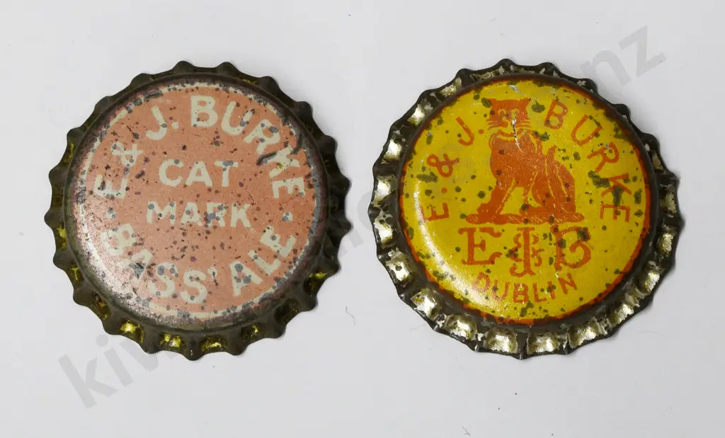 E & J BURKE BOTTLE CAPS Image 1++