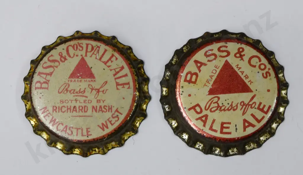 RICHARD NASH, BASS & CO PALE ALE BOTTLE CAPS Image 1++