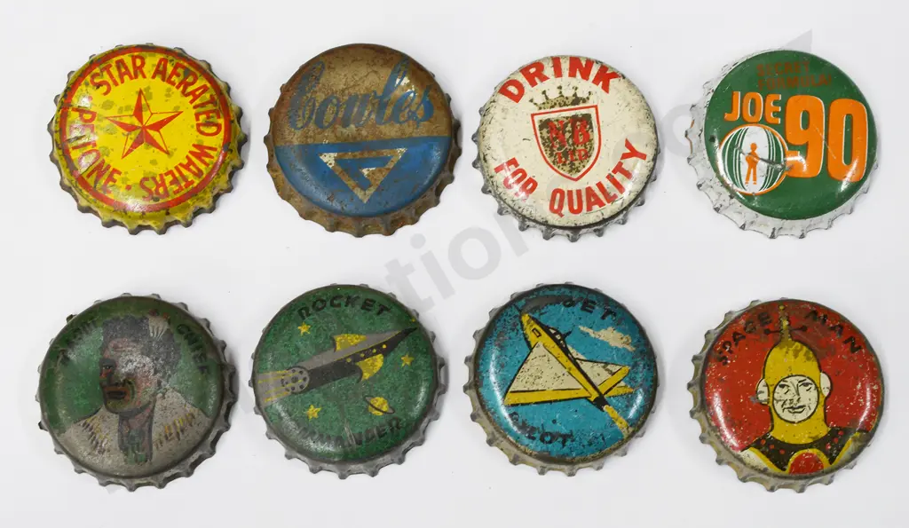 NEW ZEALAND SOFT DRINK BOTTLE CAPS Image 1++