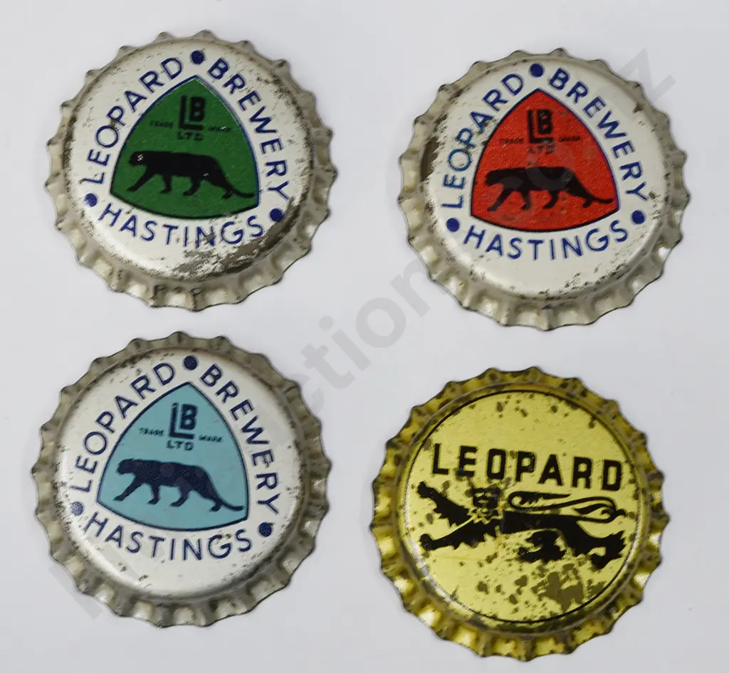 LEOPARD BREWERY HASTINGS BOTTLE CAPS Image 1++