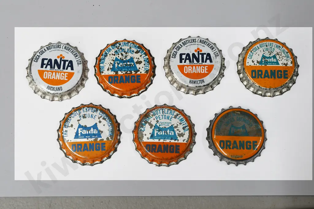FANTA ORANGE BOTTLE CAPS Image 1++