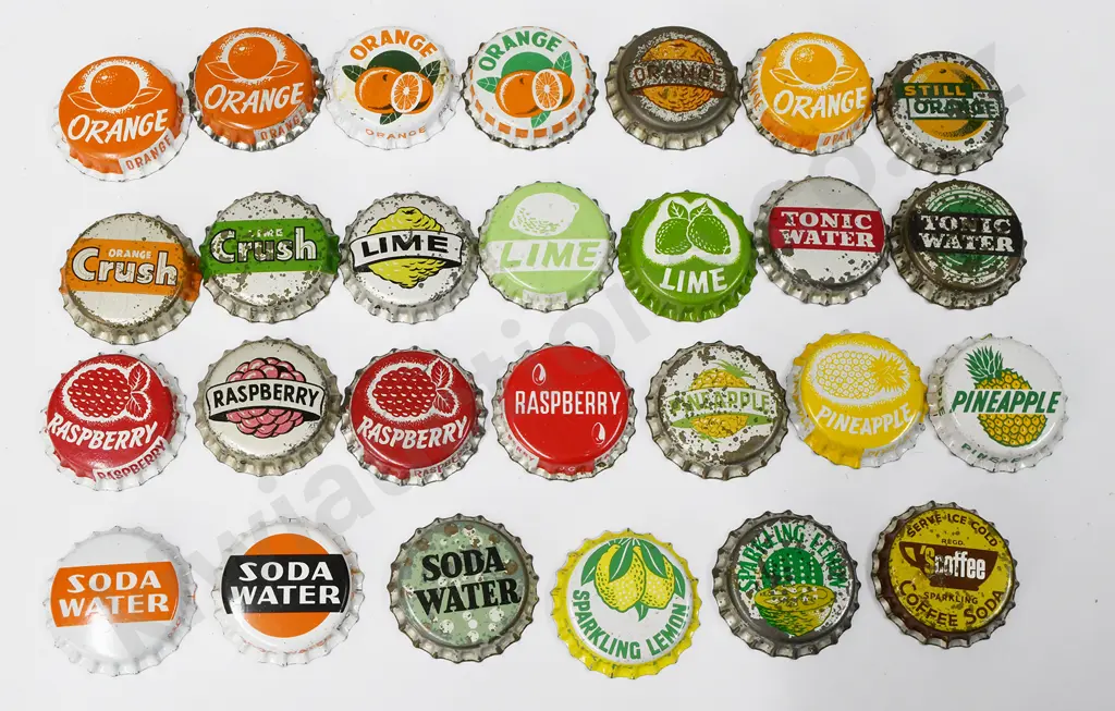 VARIOUS SOFT DRINK BOTTLE CAPS Image 1++