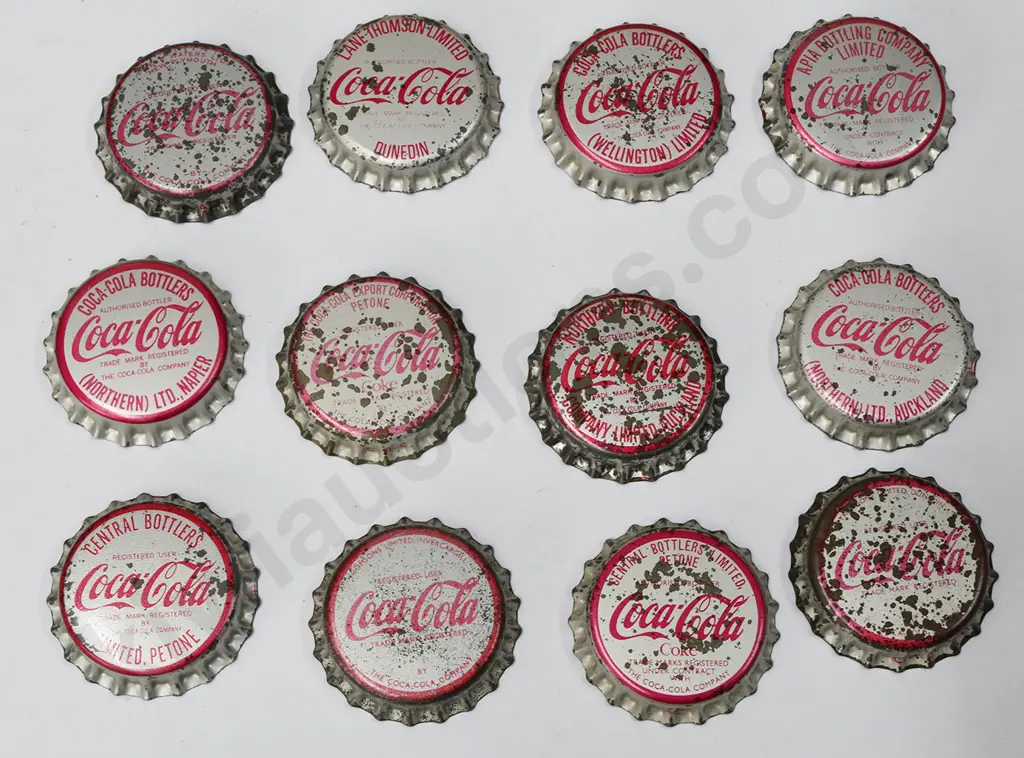 COCA COLA NEW ZEALAND BOTTLE CAPS Image 1++