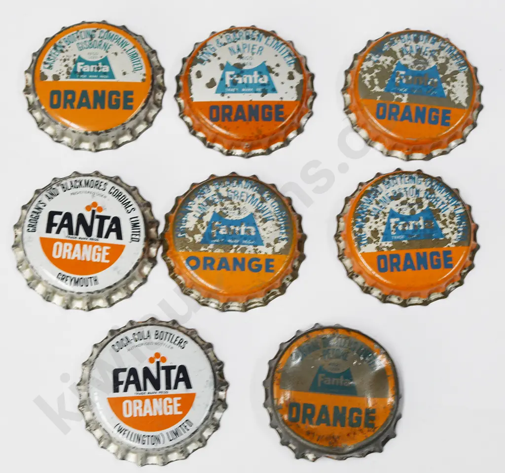 FANTA NEW ZEALAND BOTTLE CAPS Image 1++