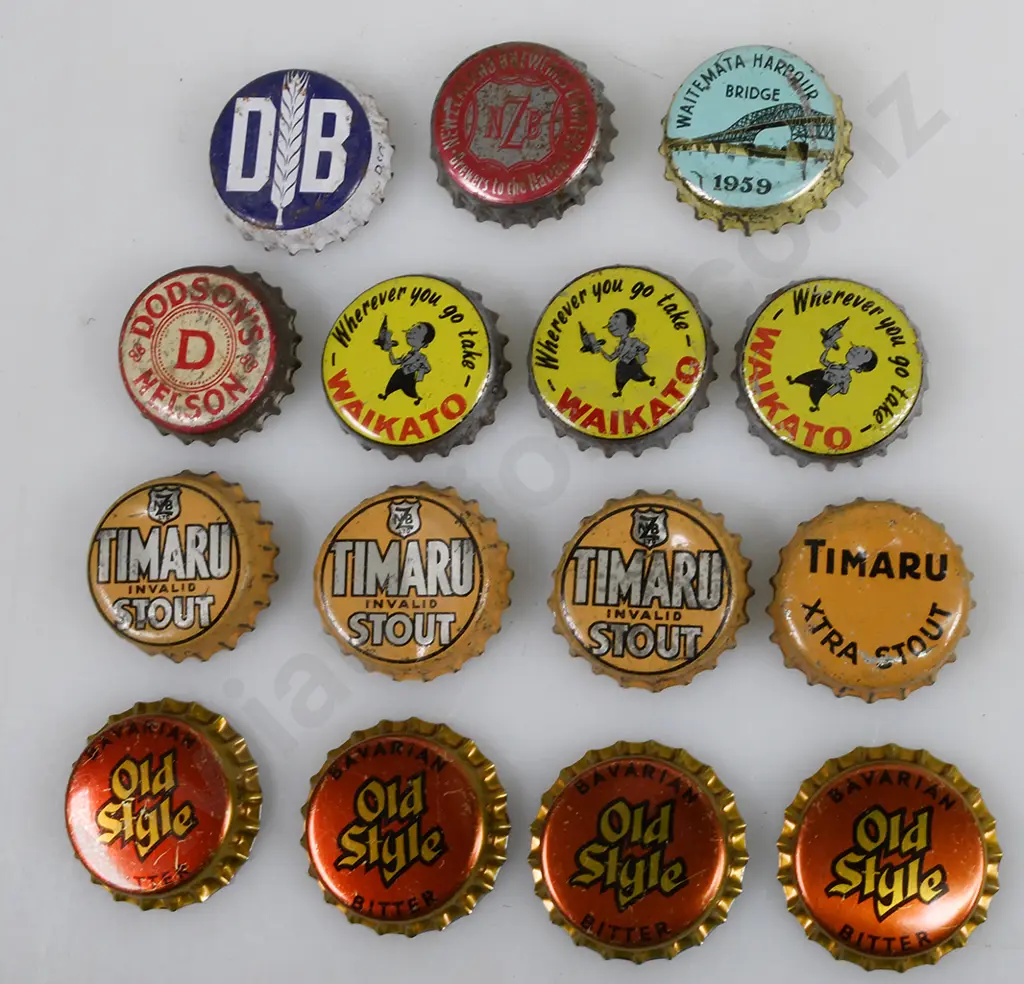 NEW ZEALAND BEER BOTTLE CAPS Image 1++
