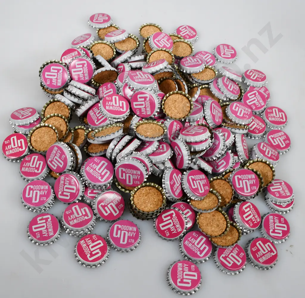 GOODWIN DAVY LTD BOTTLE CAPS, NEW OLD STOCK Image 1++