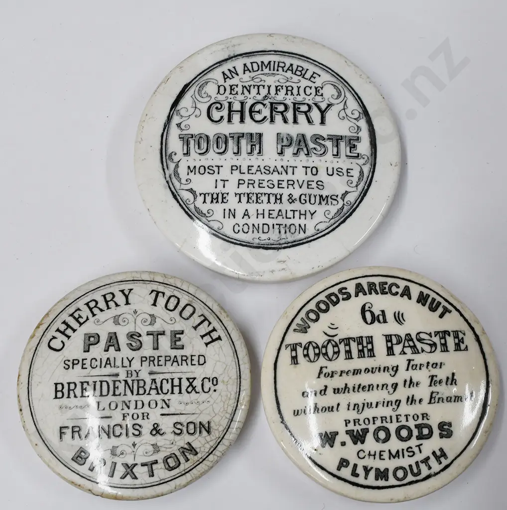 ENGLISH TOOTH PASTE POT LIDS Image 1++